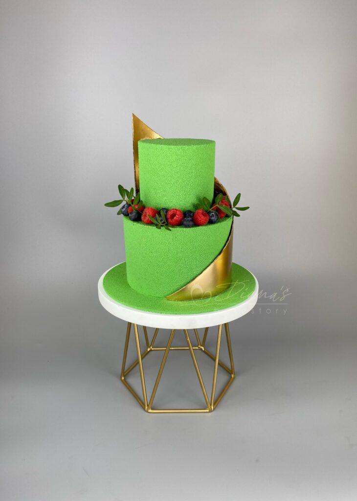 DianasBakestory_Cake_Green